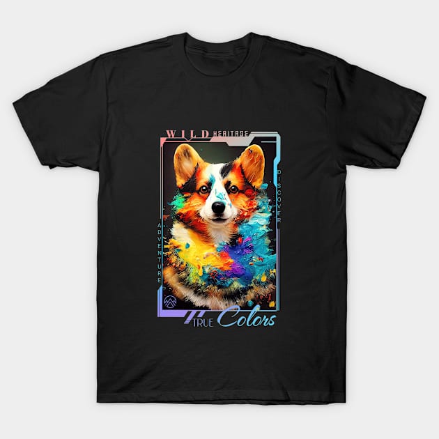 Corgi Dog Pet Cute Adorable Animal Compagnon T-Shirt by Cubebox
